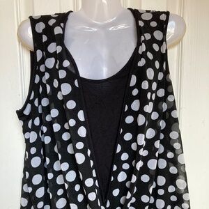 Large Polka dot soft top size Large